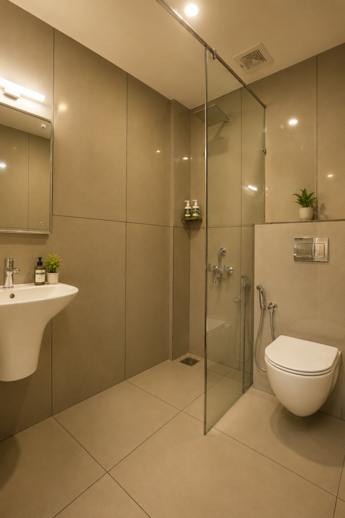 asbe double room bathroom
